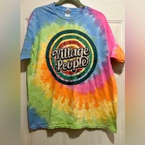 Village People Tie-Dye T-Shirt XL